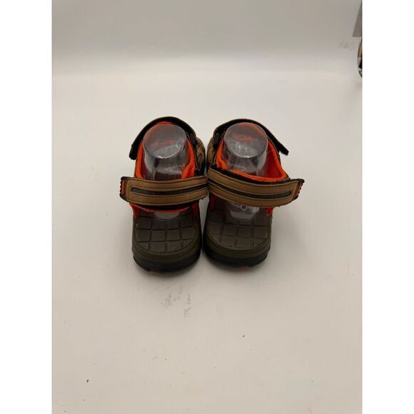 Ozark Sandals Men’s Size 11 Brown & Orange Straps Secure Fit Slip On Outdoor - Picture 3 of 5